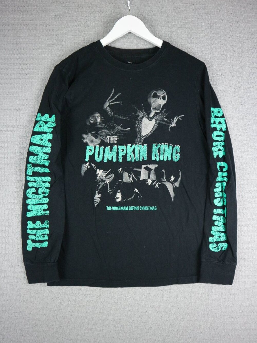 Tim Burton The Nightmare Before Christmas Longsleeve Cotton Shirt Mens Small